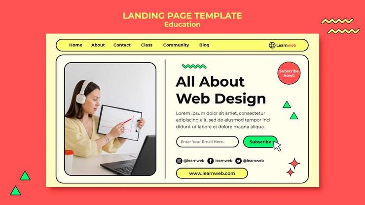 Шаблон сайта на HTML