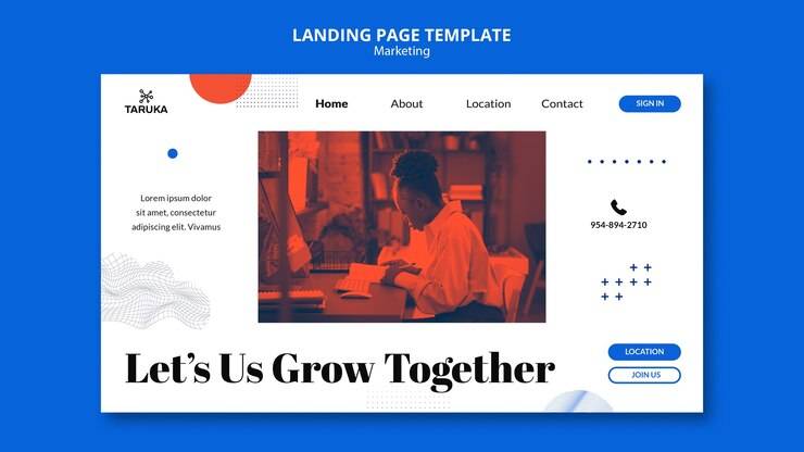 Шаблон сайта на HTML